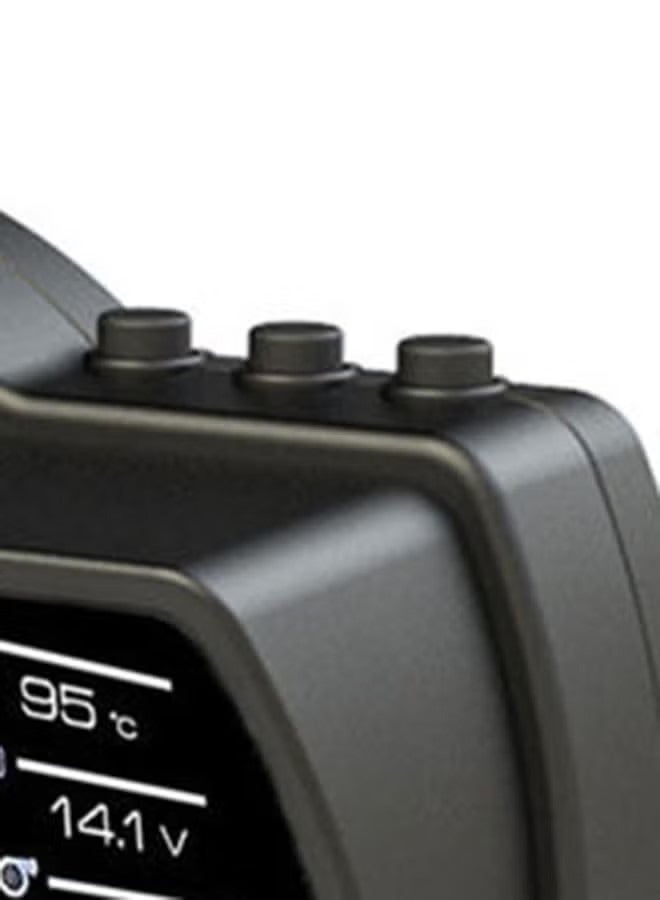 شاشة عرض معلومات السيارة (HUD)، مقياس ذكي OBDⅡ+GPS، عداد سرعة عالي الدقة، أداة تشخيص أعطال السيارة، إزالة رموز أعطال OBD، قيادة آمنة، إنذار تجاوز السرعة، لجميع المركبات (أسود) - Image 4